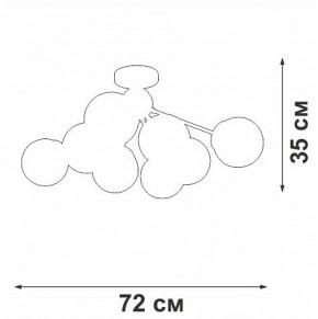 Люстра на штанге Vitaluce V3772 V3772-8/8PL в Нягани - nyagan.ok-mebel.com | фото 4