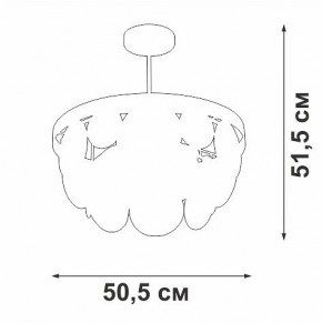 Люстра на штанге Vitaluce V5882 V5882-8/6PL в Нягани - nyagan.ok-mebel.com | фото 4