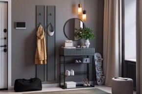 МЕБЕЛЬСОН К19 Прихожая (графит) в Нягани - nyagan.ok-mebel.com | фото