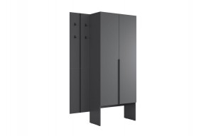 МЕРСИ Прихожая (модульная) графит в Нягани - nyagan.ok-mebel.com | фото 6