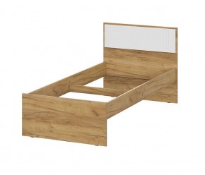 МИЛАН Спальня (Дуб Золотой/Белый матовый) в Нягани - nyagan.ok-mebel.com | фото 16