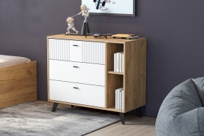 МИЛАН Спальня (Дуб Золотой/Белый матовый) в Нягани - nyagan.ok-mebel.com | фото 47