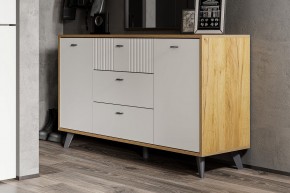 МИЛАН Спальня (Дуб Золотой/Белый матовый) в Нягани - nyagan.ok-mebel.com | фото 48