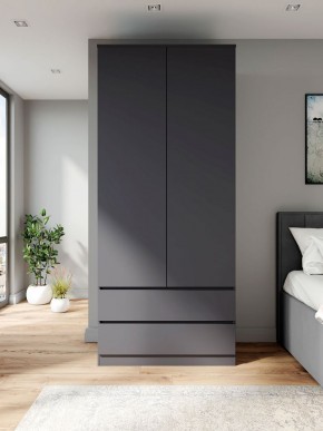 МОРИ МШ 900.2 Шкаф (графит) в Нягани - nyagan.ok-mebel.com | фото 3