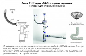 Мойка кухонная ULGRAN U-102 (480) в Нягани - nyagan.ok-mebel.com | фото 4