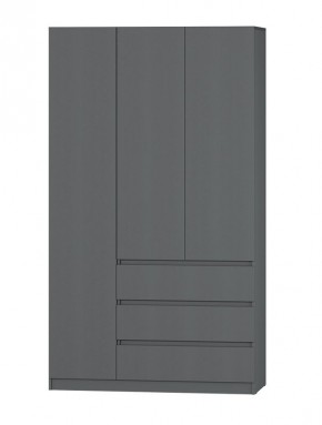 МС "Хилтон" Шкаф №2 1200 (Графит) в Нягани - nyagan.ok-mebel.com | фото 2