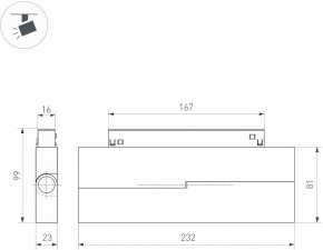 Накладной светильник Arlight MAG-ORIENT 049995 в Нягани - nyagan.ok-mebel.com | фото 3
