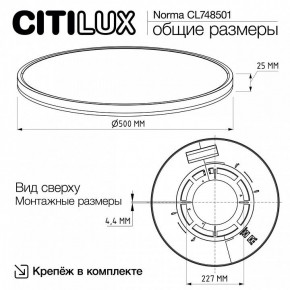 Накладной светильник Citilux Norma CL748501 в Нягани - nyagan.ok-mebel.com | фото 9