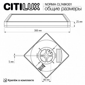 Накладной светильник Citilux Norma CL748K301 в Нягани - nyagan.ok-mebel.com | фото 11