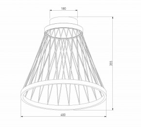 Накладной светильник Eurosvet Cesta 40018/1 LED коричневый в Нягани - nyagan.ok-mebel.com | фото 4