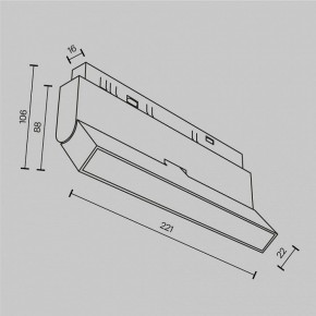 Накладной светильник Maytoni Basis Rot TR036-2-12W2.7K-B в Нягани - nyagan.ok-mebel.com | фото 7