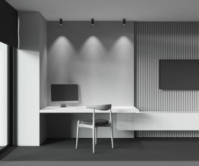 Накладной светильник Maytoni FOCUS LED C056CL-L12B2.7K-W-B в Нягани - nyagan.ok-mebel.com | фото 5