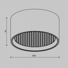 Накладной светильник Maytoni Glare C122CL-L7-3K-W в Нягани - nyagan.ok-mebel.com | фото 6