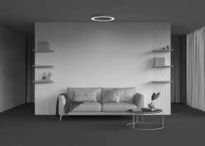 Накладной светильник Maytoni Lua C093CL-45W3K-W в Нягани - nyagan.ok-mebel.com | фото 7
