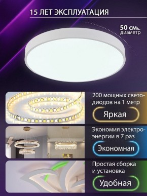 Накладной светильник Natali Kovaltseva  LED LAMPS 81112/5C в Нягани - nyagan.ok-mebel.com | фото 4