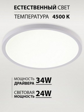 Накладной светильник Natali Kovaltseva PLAIN LED LAMPS 81113/3C в Нягани - nyagan.ok-mebel.com | фото 3