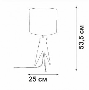 Настольная лампа декоративная Vitaluce V28340 V28340-1/1L в Нягани - nyagan.ok-mebel.com | фото 2