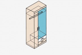 НИКА Н10з Шкаф для одежды в Нягани - nyagan.ok-mebel.com | фото 4