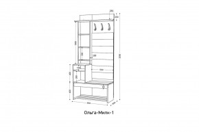 ОЛЬГА-МИЛК Прихожая (модульная) в Нягани - nyagan.ok-mebel.com | фото 2