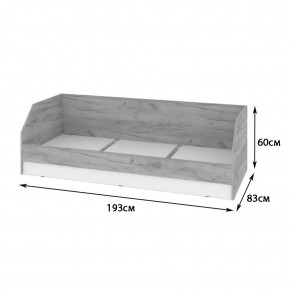 ОЛИВИЯ Детская (модульная) дуб серый/белый в Нягани - nyagan.ok-mebel.com | фото 14