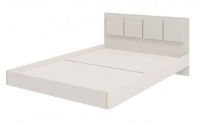 Парус Кровать 1400 на щитах (Белый) в изголовье 4 декор. квадрата в Нягани - nyagan.ok-mebel.com | фото