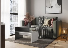 ПАРУС Стол (белый/графит) в Нягани - nyagan.ok-mebel.com | фото