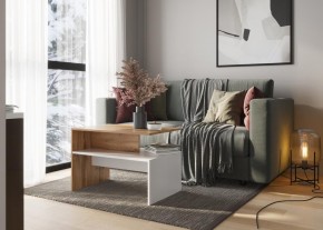ПАРУС Стол (белый/вотан) в Нягани - nyagan.ok-mebel.com | фото