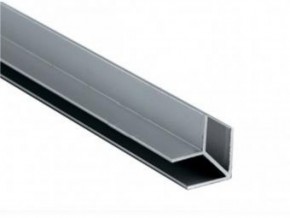 Планка угловая "W" 4 мм для стеновой панели (алюминий) в Нягани - nyagan.ok-mebel.com | фото 1