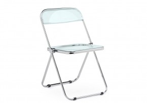 Пластиковый стул Fold складной clear gray-blue в Нягани - nyagan.ok-mebel.com | фото