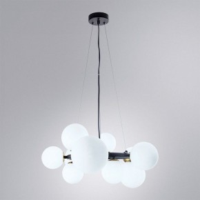 Подвесная люстра Arte Lamp Gemini A2243SP-10BK в Нягани - nyagan.ok-mebel.com | фото 3