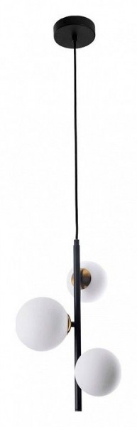 Подвесная люстра Arte Lamp Gemini A2243SP-3BK в Нягани - nyagan.ok-mebel.com | фото 2