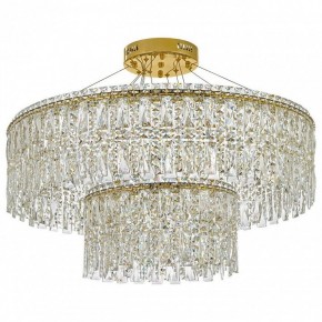 Подвесная люстра Arti Lampadari Ovindoli Gold Ovindoli L 1.5.80+40.100 G в Нягани - nyagan.ok-mebel.com | фото 2