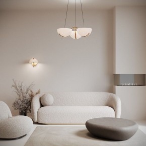 Подвесная люстра Eurosvet Emisfero 50083/3 LED золото в Нягани - nyagan.ok-mebel.com | фото 4