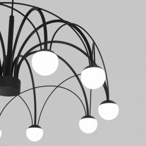 Подвесная люстра Eurosvet Ragno 90034/10 LED черный в Нягани - nyagan.ok-mebel.com | фото 6
