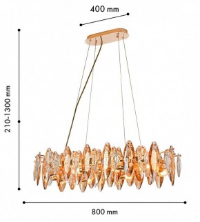 Подвесная люстра Favourite Glans 4719-8PC в Нягани - nyagan.ok-mebel.com | фото 4