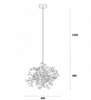 Подвесная люстра Imperiumloft Tezani Argent 40.2058 в Нягани - nyagan.ok-mebel.com | фото 2