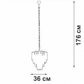 Подвесная люстра Vitaluce V58471 V58471-8/5 в Нягани - nyagan.ok-mebel.com | фото 5