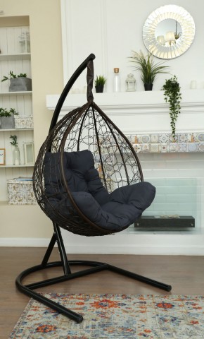 Подвесное кресло Бароло (коричневый/графит) в Нягани - nyagan.ok-mebel.com | фото