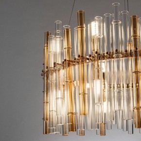Подвесной светильник Arte Lamp Crystalla A4111LM-16GO в Нягани - nyagan.ok-mebel.com | фото 3
