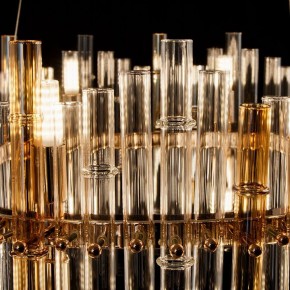 Подвесной светильник Arte Lamp Crystalla A4111LM-16GO в Нягани - nyagan.ok-mebel.com | фото 6