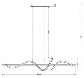 Подвесной светильник Arte Lamp Twisted A4587SP-30BK в Нягани - nyagan.ok-mebel.com | фото 4