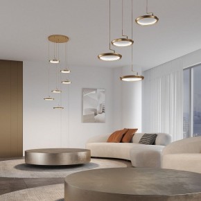 Подвесной светильник Eurosvet Crespella 90034/6 золото в Нягани - nyagan.ok-mebel.com | фото 4