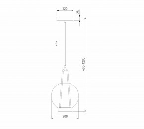 Подвесной светильник Eurosvet Frasco 50267/1 LED черный в Нягани - nyagan.ok-mebel.com | фото 4