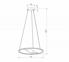 Подвесной светильник Eurosvet Occhio 40027/1 LED серый в Нягани - nyagan.ok-mebel.com | фото 5