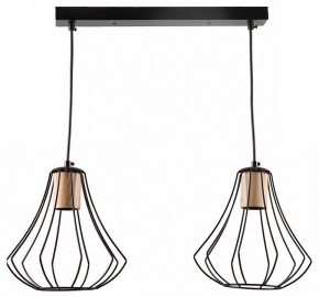 Подвесной светильник Imex MD.9050 MD.9050-2-P-BK+WOOD в Нягани - nyagan.ok-mebel.com | фото