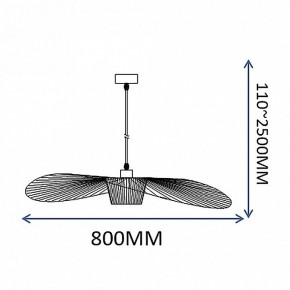 Подвесной светильник Imperiumloft HAT Black ﻿HAT01 в Нягани - nyagan.ok-mebel.com | фото 3