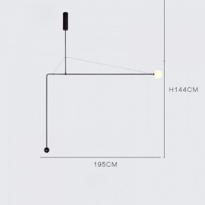 Подвесной светильник Imperiumloft Lines LINES-11 в Нягани - nyagan.ok-mebel.com | фото 3