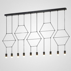 Подвесной светильник Imperiumloft Via Wireflow polyhedral Via01 в Нягани - nyagan.ok-mebel.com | фото