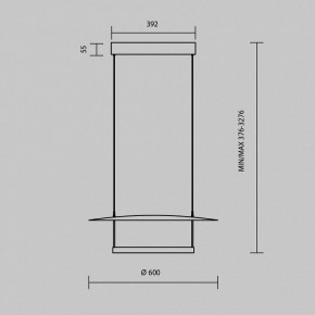 Подвесной светильник Maytoni Ambience MOD280PL-L30B3K1 в Нягани - nyagan.ok-mebel.com | фото 4