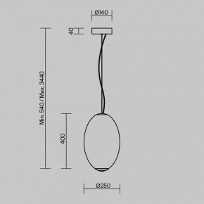 Подвесной светильник Maytoni Bruma MOD397PL-L19CH3K в Нягани - nyagan.ok-mebel.com | фото 6